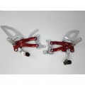 CNC Racing PRAMAC RACING LIMITED EDITION RPS Adjustable Rearset for the Ducati Panigale V4 / S / Speciale / R - Aluminum Heel Guards CNC Racing PRAMAC RACING LIMITED EDITION RPS Adjustable Rearset for the Ducati Panigale V4 / S / Speciale / R - Aluminum Heel Guards